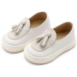 Παπούτσια Βαπτιστικά Δερμάτινα Loafers BABYWALKER Λευκό EXC5300