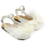Βαπτιστικό Δερμάτινο Πέδιλο BABYWALKER Εκρού EXC5772