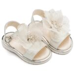 Βαπτιστικά Δερμάτινα Πέδιλα BABYWALKER Εκρού EXC5877