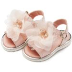 Βαπτιστικά Δερμάτινα Πέδιλα BABYWALKER Ροζ EXC5877