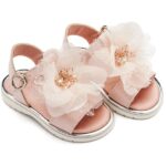 Βαπτιστικά Δερμάτινα Πέδιλα BABYWALKER Ροζ EXC5877