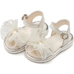 Βαπτιστικά Δερμάτινα Πέδιλα BABYWALKER Εκρού EXC5879