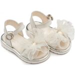 Βαπτιστικά Δερμάτινα Πέδιλα BABYWALKER Εκρού EXC5879