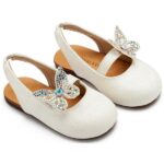 Βαπτιστικές Δερμάτινες Μπαλαρίνες BABYWALKER Λευκό EXC5881
