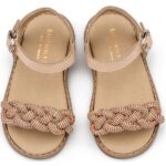 Βαπτιστικά Δερμάτινα Πέδιλα BABYWALKER Nude GR0101