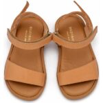 Βαπτιστικά Δερμάτινα Πέδιλα BABYWALKER Natural GR0106