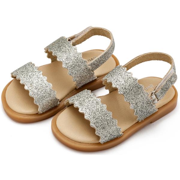Βαπτιστικά Δερμάτινα Πέδιλα BABYWALKER Ασημί GR0108