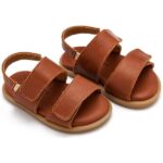 Βαπτιστικά Δερμάτινα Πέδιλα BABYWALKER Ταμπά GR0112