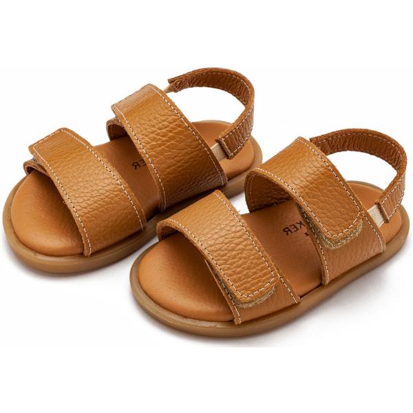 Βαπτιστικά Δερμάτινα Πέδιλα BABYWALKER Τερακότα GR0112
