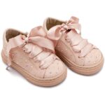 Βαπτιστικά Suede Sneakers BABYWALKER Nude LU6115