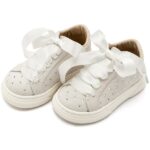 Βαπτιστικά Suede Sneakers BABYWALKER Λευκό Πάγου LU6115