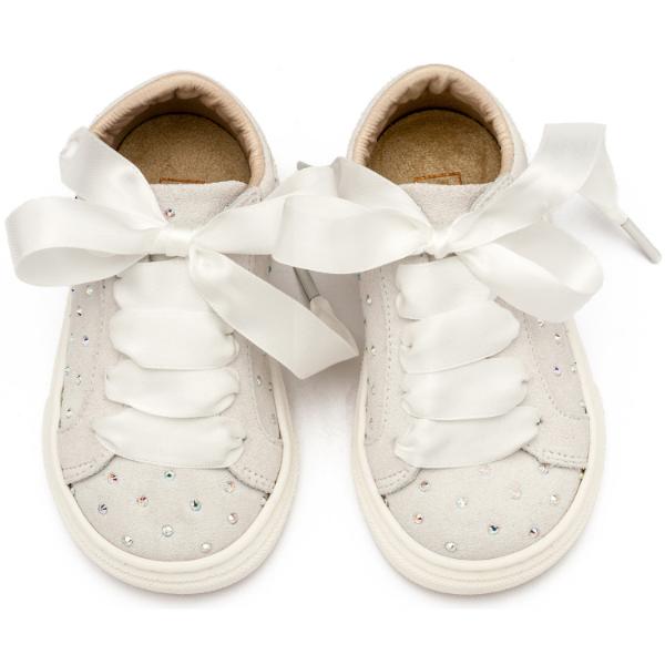 Βαπτιστικά Suede Sneakers BABYWALKER Λευκό Πάγου LU6115