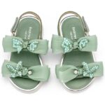 Βαπτιστικά Δερμάτινα Πέδιλα BABYWALKER Μέντα LU6119