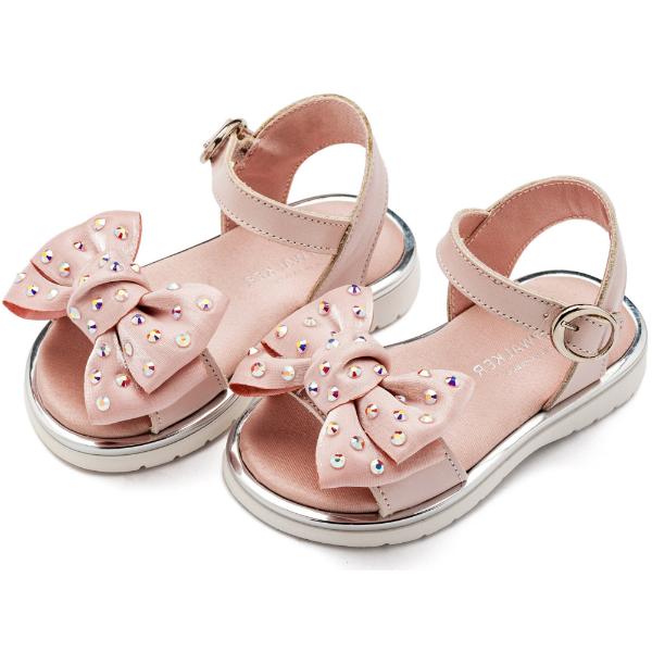 Βαπτιστικά Δερμάτινα Πέδιλα BABYWALKER Ροζ LU6122