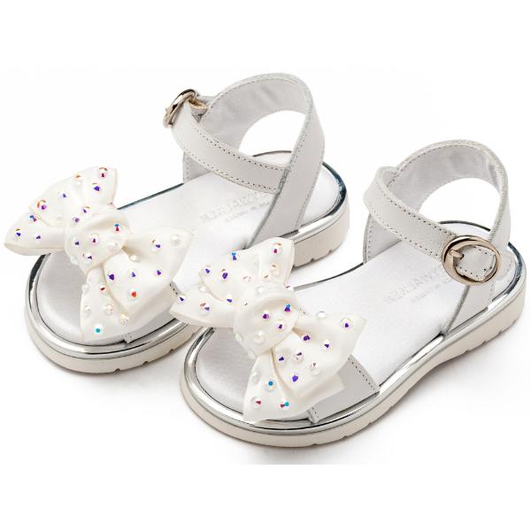 Βαπτιστικά Δερμάτινα Πέδιλα BABYWALKER Λευκό LU6122