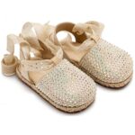 Βαπτιστικές Δερμάτινες Εσπαντρίγιες BABYWALKER Εκρού LU6123