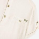 Πουκάμισο κοντομάνικο για αγόρι σε χρώμα λευκό FUNKY 125-108100-1