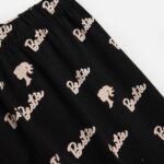 Σετ μακό μπλούζα-κολάν κάπρι για κορίτσι σε χρώμα λευκό-μαύρο FUNKY 125-539114-1