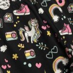 Κολάν κάπρι για κορίτσι σε χρώμα μαύρο FUNKY 125-734103-1