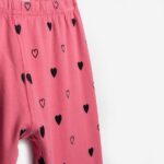 Σετ μακό μπλούζα κάπρι για κορίτσι σε χρώμα μπλε-ροζ FUNKY 125-739103-1