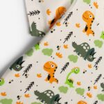 Βρεφικό σετ καλοκαιρινό για αγόρι χρώμα εκρού-μαύρο τζιν FUNKY 125-802102-2