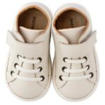 Παπούτσια Βαπτιστικά Δερμάτινα Sneakers BABYWALKER Εκρού BS3062