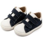 Παπούτσια Βαπτιστικά Δερμάτινα Sneakers BABYWALKER Μπλε-Λευκό BS3085