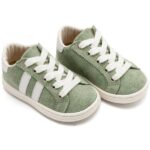 Παπούτσια Βαπτιστικά Καστόρινα Sneakers BABYWALKER Μέντα-Λευκό BS3086