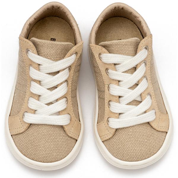 Παπούτσια Βαπτιστικά Υφασμάτινα Sneakers BABYWALKER Μπεζ BS3087