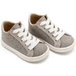 Παπούτσια Βαπτιστικά Υφασμάτινα Sneakers BABYWALKER Γκρι BS3087