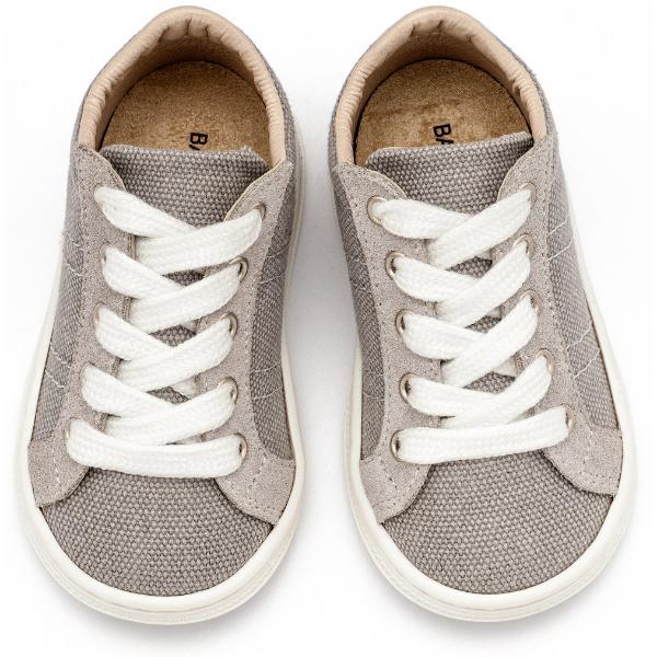 Παπούτσια Βαπτιστικά Υφασμάτινα Sneakers BABYWALKER Γκρι BS3087