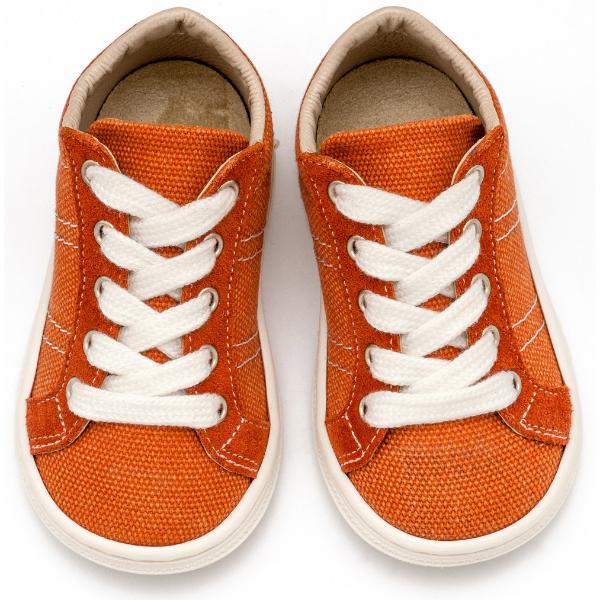 Παπούτσια Βαπτιστικά Υφασμάτινα Sneakers BABYWALKER Κεραμιδί BS3087