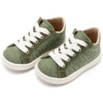 Παπούτσια Βαπτιστικά Υφασμάτινα Sneakers BABYWALKER Λαδί BS3087