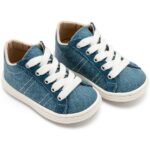 Παπούτσια Βαπτιστικά Υφασμάτινα Sneakers BABYWALKER Μπλε Ρουά BS3087