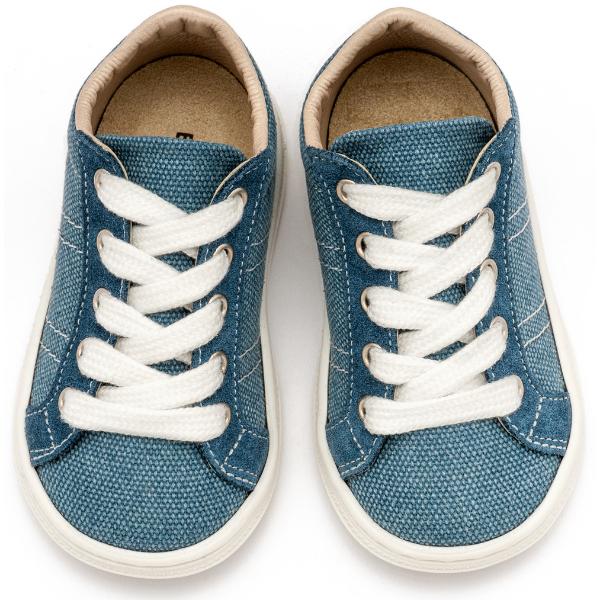 Παπούτσια Βαπτιστικά Υφασμάτινα Sneakers BABYWALKER Μπλε Ρουά BS3087