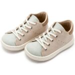 Παπούτσια Βαπτιστικά Υφασμάτινα Sneakers BABYWALKER Μπεζ-Μέντα BS3088