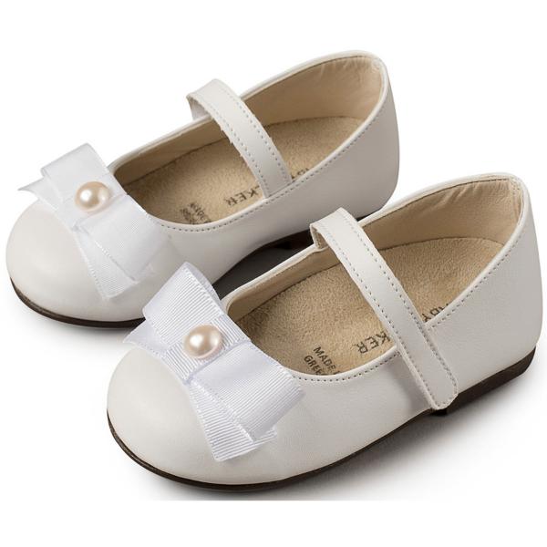 Βαπτιστικές Δερμάτινες Μπαλαρίνες BABYWALKER Λευκό BS3500