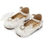 Βαπτιστικές Δερμάτινες Μπαλαρίνες BABYWALKER Λευκό BS3590