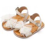 Βαπτιστικά Δερμάτινα Πέδιλα BABYWALKER Εκρού BS3591