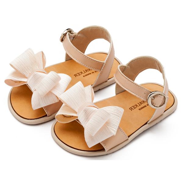 Βαπτιστικά Δερμάτινα Πέδιλα BABYWALKER Nude BS3592