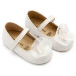Βαπτιστικές Δερμάτινες Μπαλαρίνες BABYWALKER Λευκό BS3593
