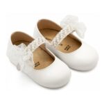 Βαπτιστικές Δερμάτινες Μπαλαρίνες BABYWALKER Λευκό BS3596
