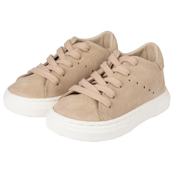 Παπούτσια Βαπτιστικά Δερμάτινα Sneakers BABYWALKER Μπεζ BW4233