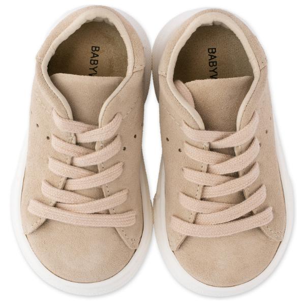 Παπούτσια Βαπτιστικά Δερμάτινα Sneakers BABYWALKER Μπεζ BW4233
