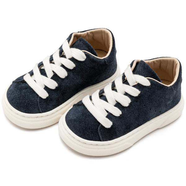 Παπούτσια Βαπτιστικά Δερμάτινα Sneakers BABYWALKER Μπλε BW4233
