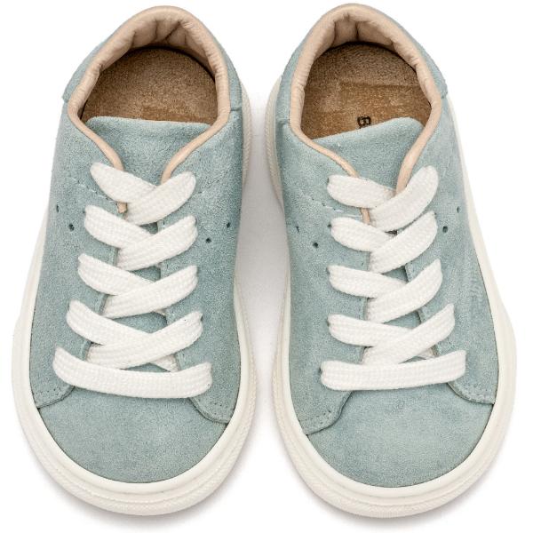 Παπούτσια Βαπτιστικά Δερμάτινα Sneakers BABYWALKER Γαλάζιο BW4233