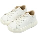 Παπούτσια Βαπτιστικά Δερμάτινα Sneakers BABYWALKER Λευκό BW4233