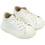 Παπούτσια Βαπτιστικά Δερμάτινα Sneakers BABYWALKER Λευκό BW4233