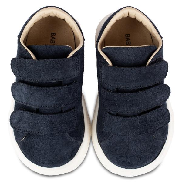 Παπούτσια Βαπτιστικά Δερμάτινα Sneakers BABYWALKER Μπλε BW4254