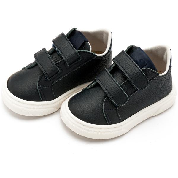 Παπούτσια Βαπτιστικά Δερμάτινα Sneakers BABYWALKER Μπλε BW4267